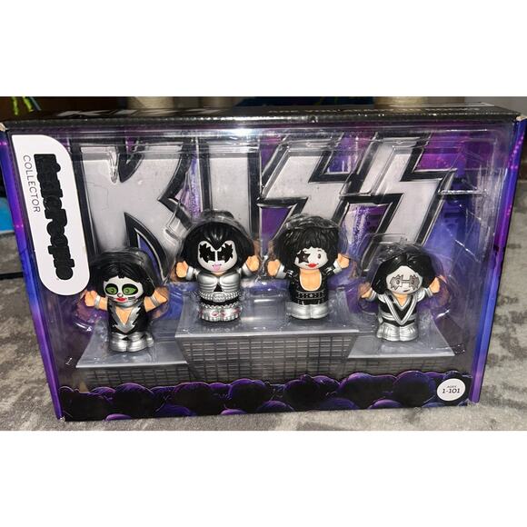 Fisher-Price Little People Kiss "Are You Ready To Rock" Collector Set (NEW) - Picture 1 of 5